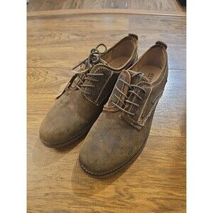 NWT Bed Stu Dupont Men's Size 8.5 Brown Distressed Leather Lace Up Oxford Shoes
